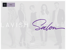 Tablet Screenshot of lavishsalon.ca